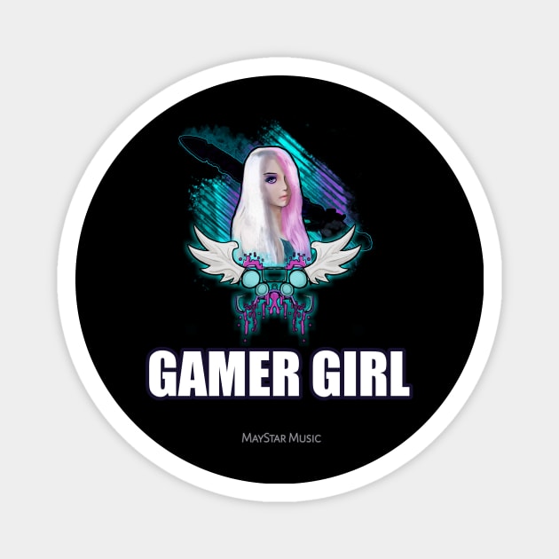 Gamer Girl Magnet by MaystarUniverse